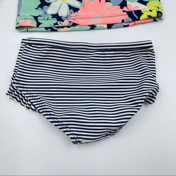 Just One You Swim Girls Sz 9M bikini Set Floral Multicolored - Picture 9 of 10